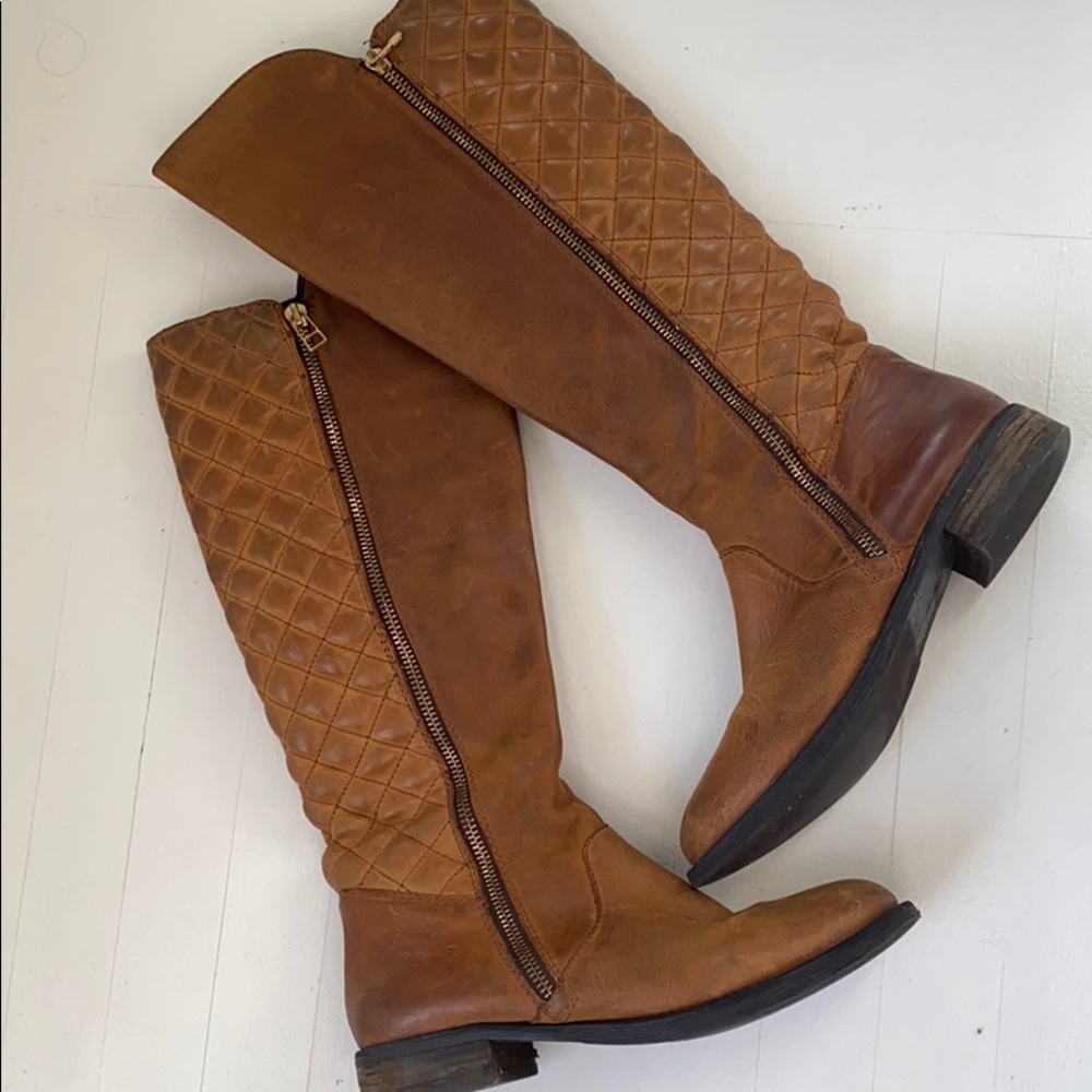 Steve Madden - tall brown boots